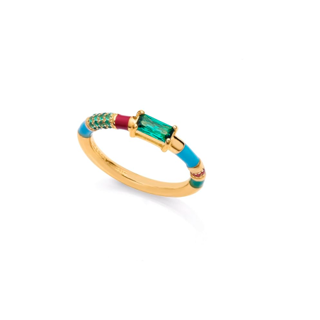 Anillo Viceroy Plata Elegant Baño Oro 13141A014-99