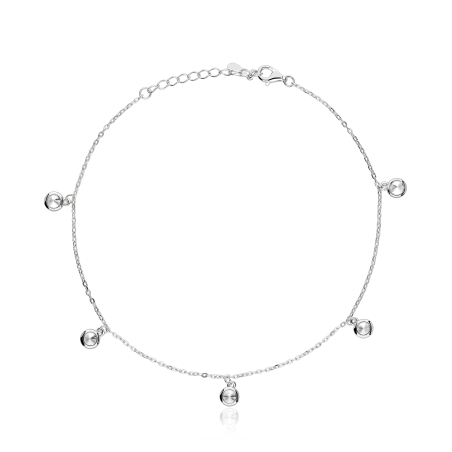 Tobillera Plata primera ley "Maui"
