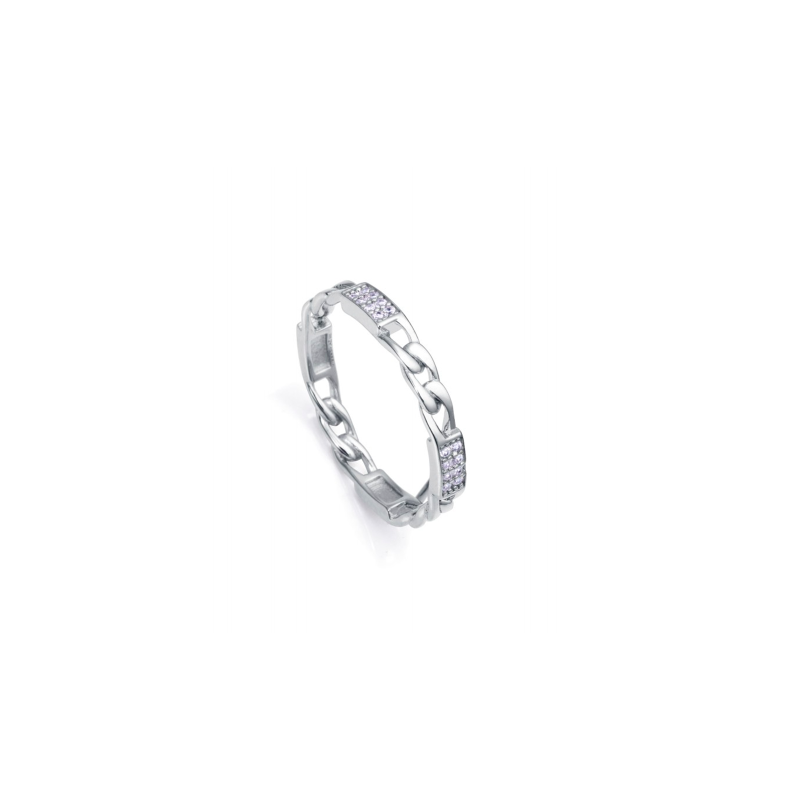 Anillo Viceroy Plata Cadena Y Circonitas 13161A012-30