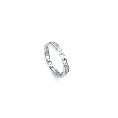 Anillo Viceroy Plata Cadena Y Circonitas 13161A012-30