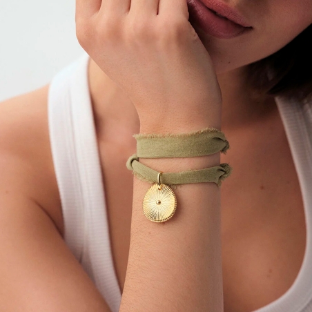 Collar Agatha Verde medalla 2680437-658-TU