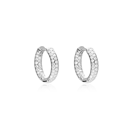Aros Plata primera ley y circonitas "Silve"