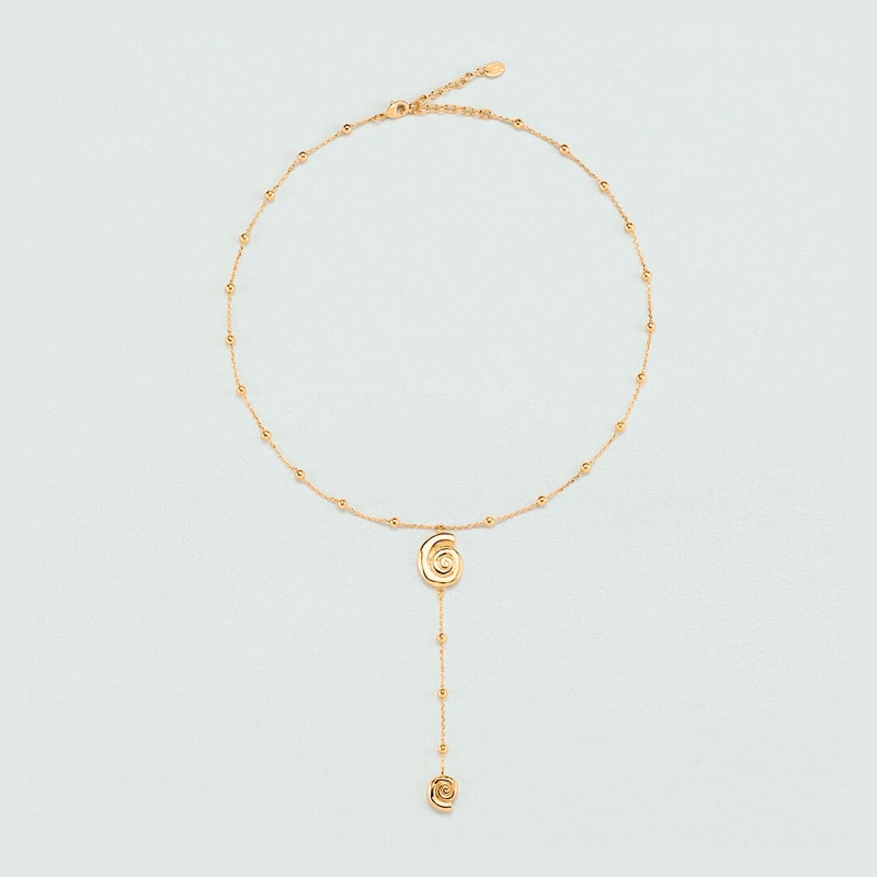 Collar Agatha largo y caracola 2680427-157-TU