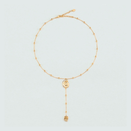 Collar Agatha largo y caracola 2680427-157-TU