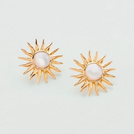 Pendientes Agatha Sol y nácar 2380734-094-TU