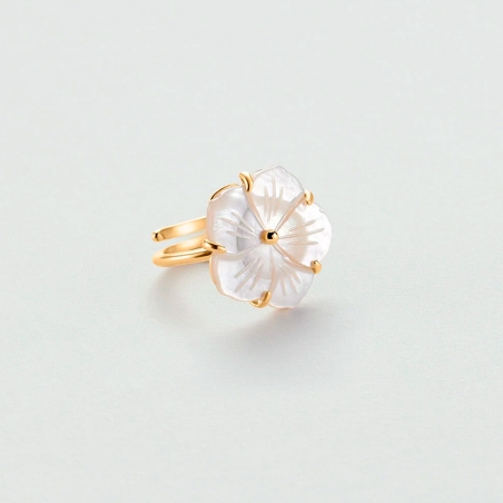 Anillo Agatha Flor nácar 2280114-094-54