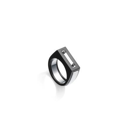 Anillo Viceroy Acero E IP Negro 14114A02