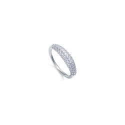 Anillo Viceroy Plata Baño Rodio Y Circonitas 9125A01