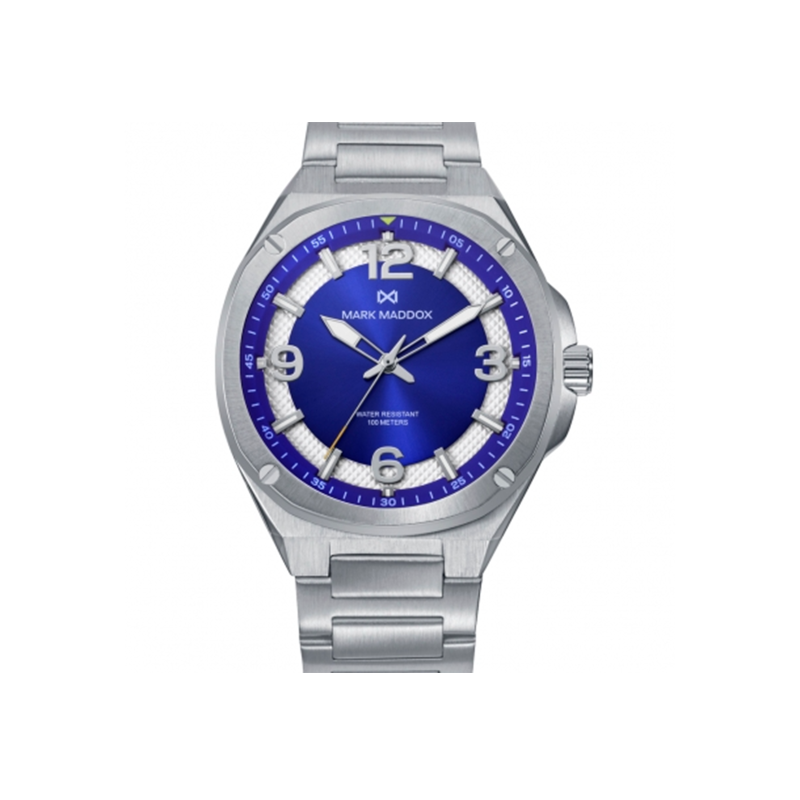 Reloj Mark Maddox Acero Esfera Azul HM1020-35 Reloj Mark Maddox Acero Esfera Azul HM1020-35