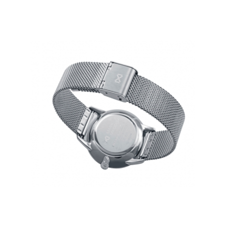 Reloj Mark Maddox esfera azul claro malla milanesa plateada MM1030-35