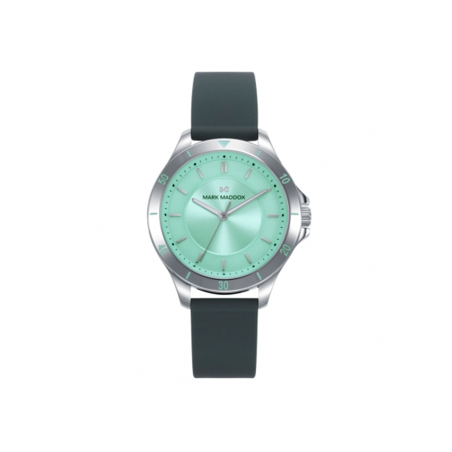 Reloj Mark Maddox Esfera Verde Correa Silicona MC1001-67