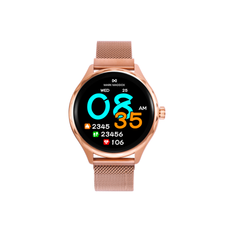 Reloj Mark Maddox Smart Metal IP Rosa Malla Milanesa MS2000-70