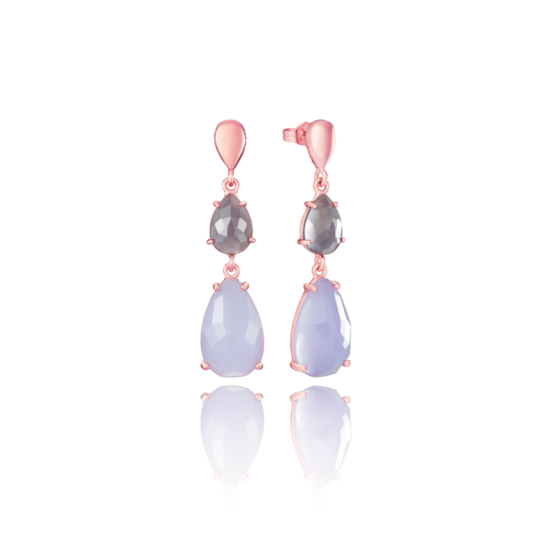 Pendientes Viceroy Plata Baño Oro Rosa 9032E100-49 Pendientes Viceroy Plata Baño Oro Rosa 9032E100-49