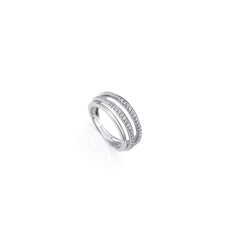 Anillo Viceroy Plata Baño Rodio Y Circonitas 2324A01 Anillo Viceroy Plata Baño Rodio Y Circonitas 2324A01