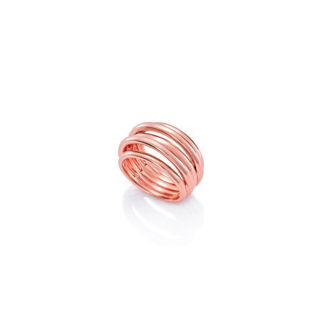 Anillo Viceroy Plata Baño Oro Rosa Multiaros 7105A014-00