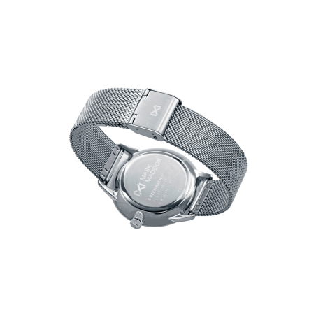 Reloj Mark Maddox Esfera Azul Malla Milanesa HM1025-35