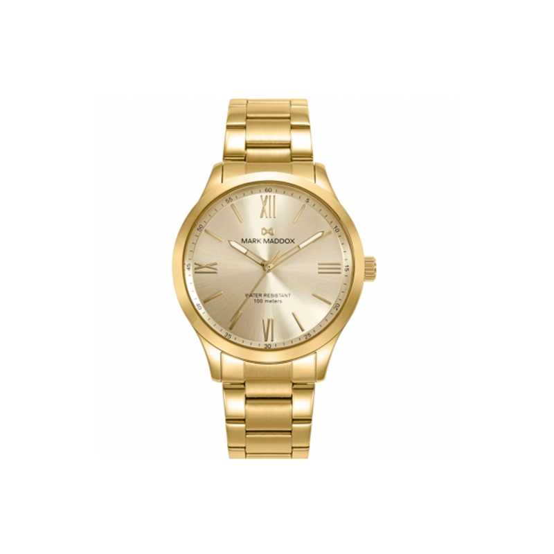 Reloj Mark Maddox Acero IP Dorado Esfera Dorada HM1018-23 Reloj Mark Maddox Acero IP Dorado Esfera Dorada HM1018-23