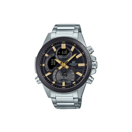 Reloj Casio Edifice Acero Esfera Negra ECB-30DB-1A9EF