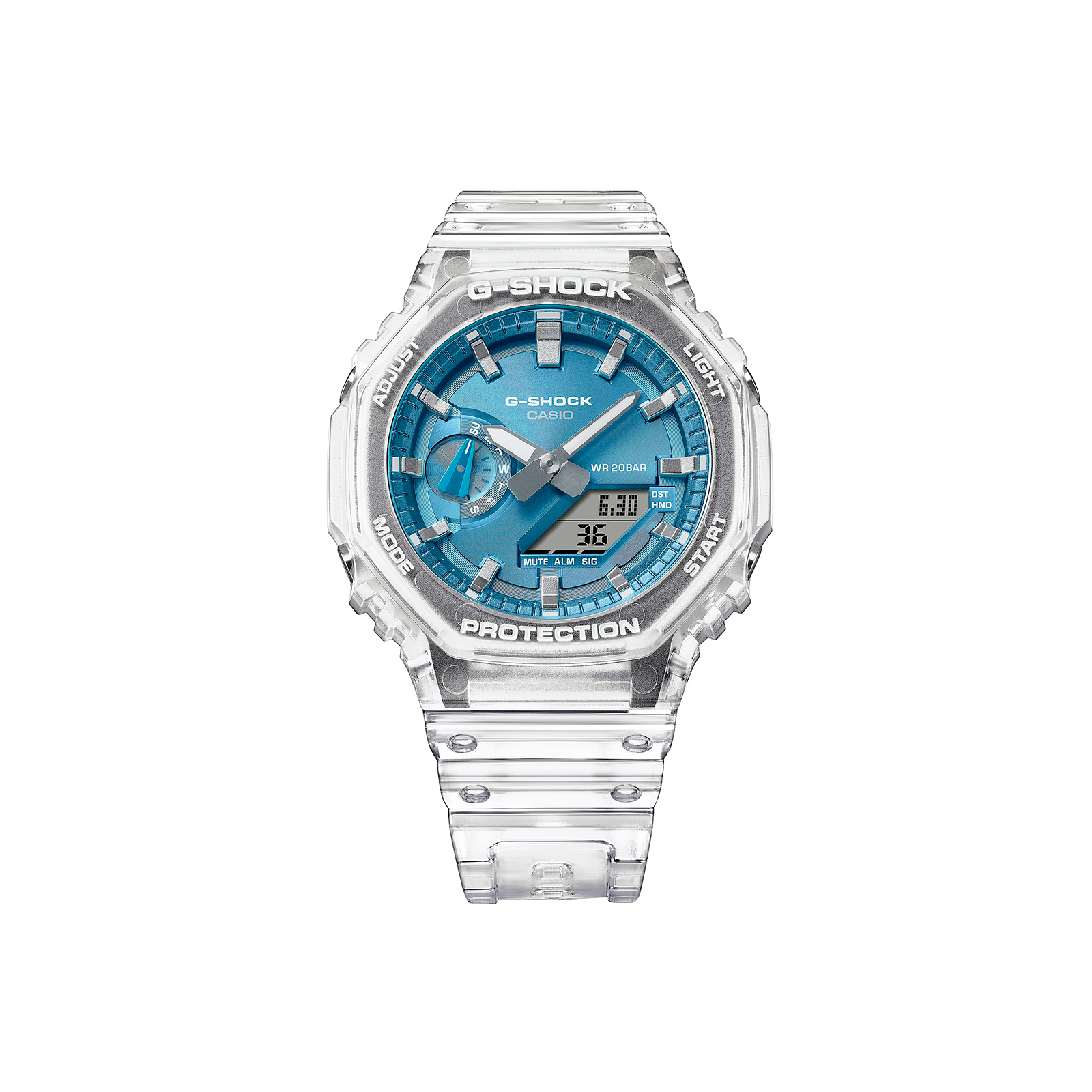 Reloj Casio G-Shock Esfera Azul GA-2100BM-7A2ER Joyerías Sánchez
