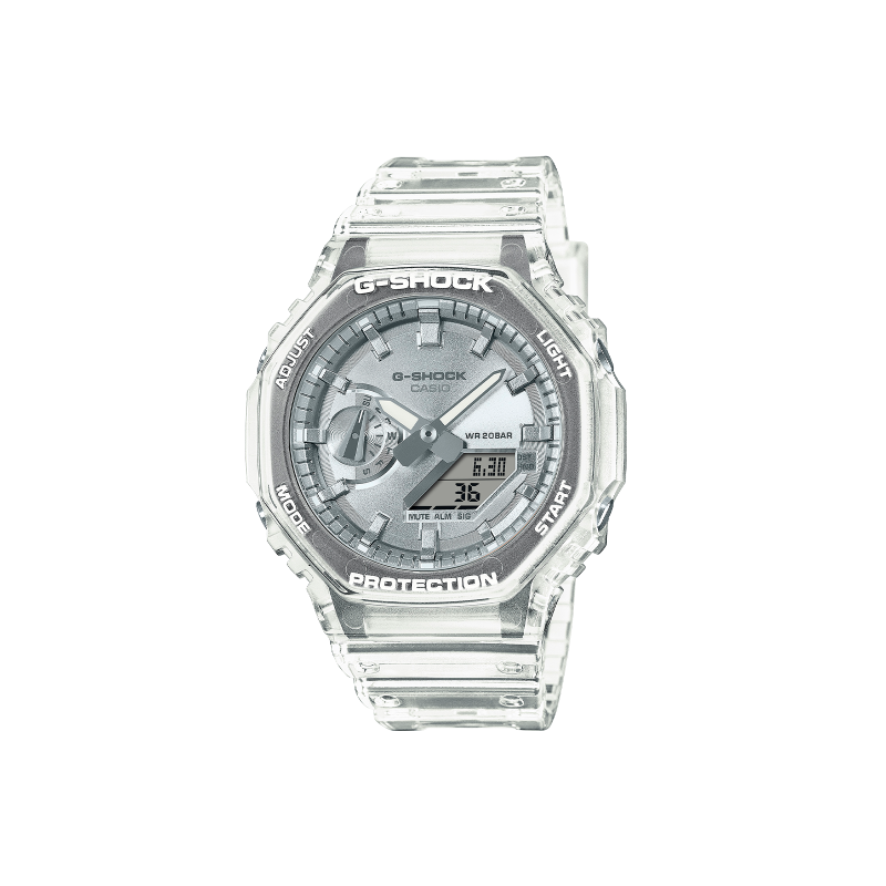 Reloj Casio G-Shock Esfera Plateada GA-2100BM-7A8ER