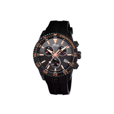 Reloj Lotus Color Esfera Negra 18672/C