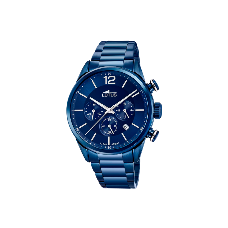 Reloj Lotus Chrono Esfera Azul 18680/1