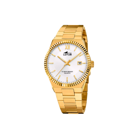 Reloj Lotus Acero Dorado Freedom 18837/1