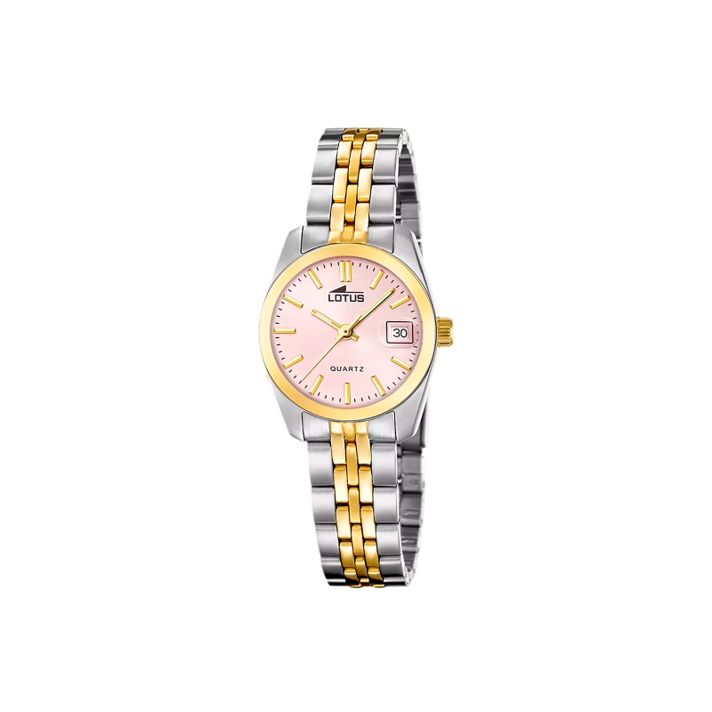 Reloj Lotus Acero Bicolor Freedom Esfera Rosa 19014/4 Reloj Lotus Acero Bicolor Freedom Esfera Rosa 19014/4
