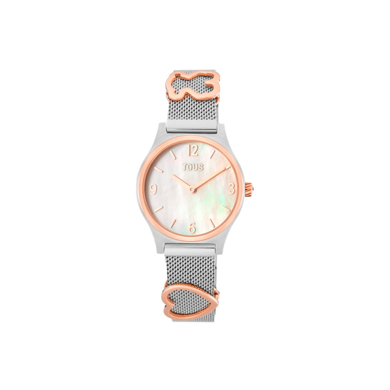 Reloj Tous Acero Rosa Y Esfera Nacarada 3000143900 Reloj Tous Acero Rosa Y Esfera Nacarada 3000143900