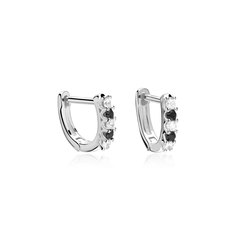 Aros Plata primera ley y circonita Blanca "Blawi" Aros Plata primera ley y circonita Blanca "Blawi"