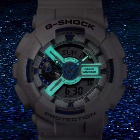 Reloj Casio Blanco GA-110HDS-7AER