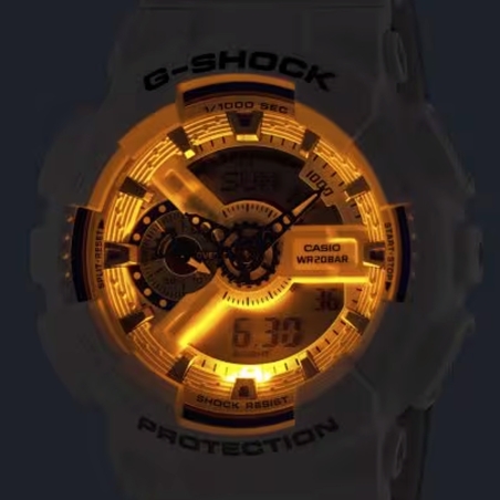 Reloj Casio Blanco GA-110HDS-7AER