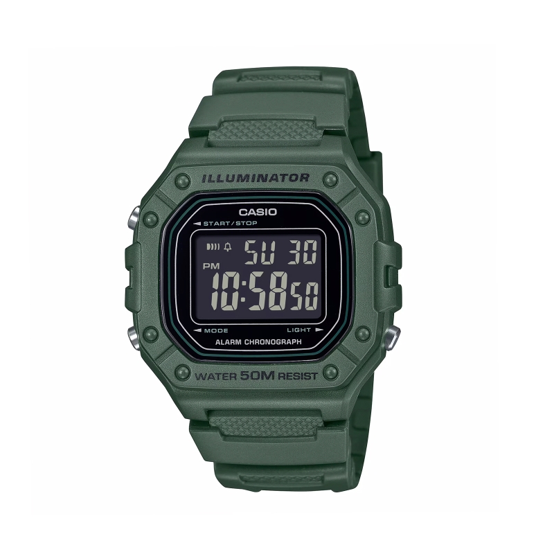 Reloj Casio Verde W-218H-3BVEF