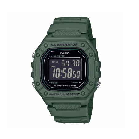 Reloj Casio Verde W-218H-3BVEF