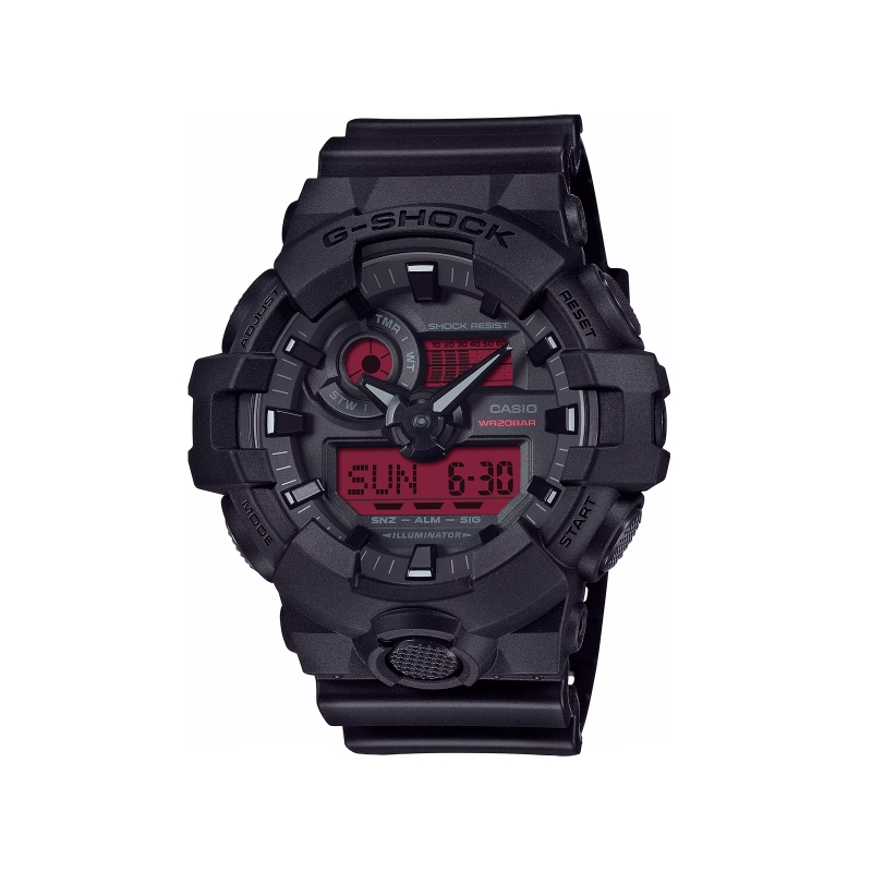 Reloj Casio G-Shock negro GA-700BBR-1AER