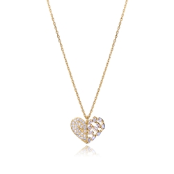 Collar Viceroy Corazón dorado 13237C100-30