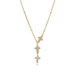Collar Viceroy plata y cruces 15126C100-30