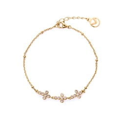 Pulsera Viceroy plata y cruces 15126P100-30