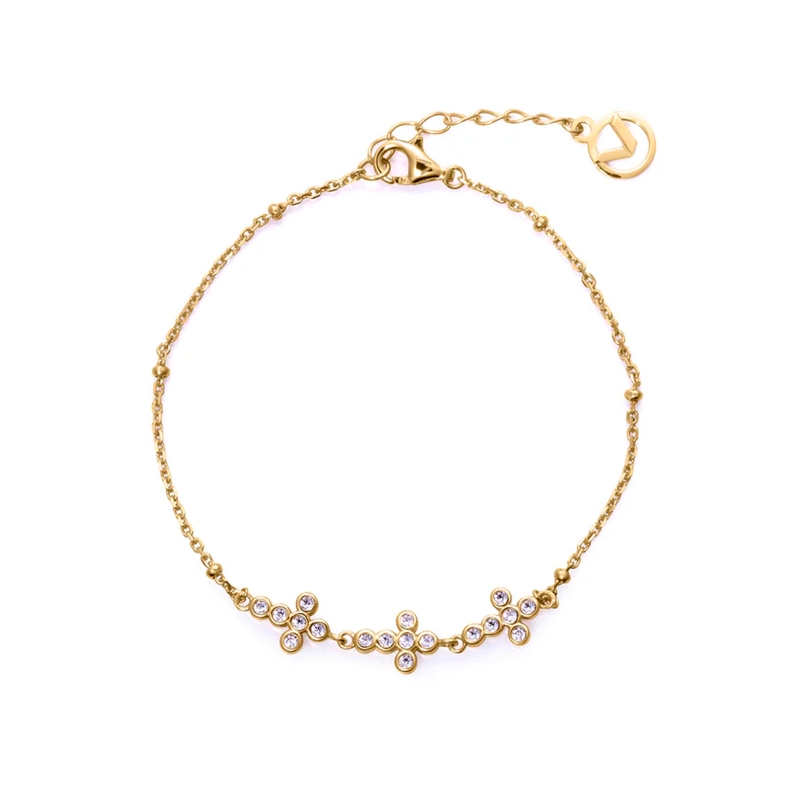 Pulsera Viceroy plata y cruces 15126P100-30