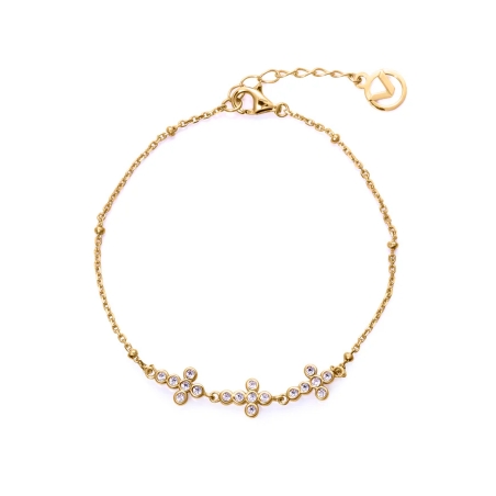 Pulsera Viceroy plata y cruces 15126P100-30