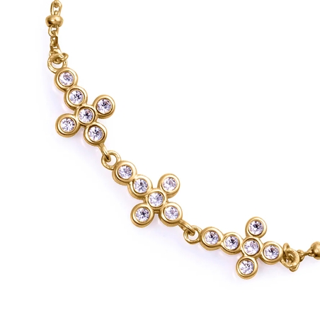 Pulsera Viceroy plata y cruces 15126P100-30