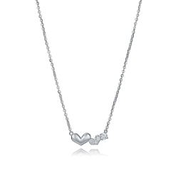 Collar Viceroy plata y corazones 9146C000-30