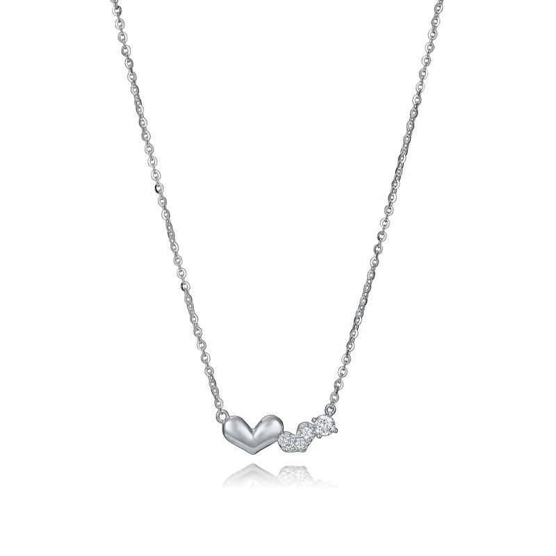 Collar Viceroy plata y corazones 9146C000-30