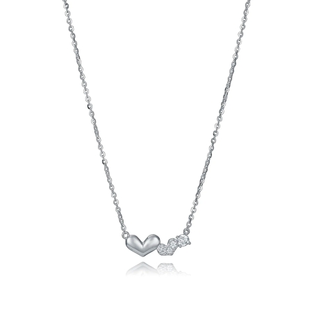 Collar Viceroy plata y corazones 9146C000-30