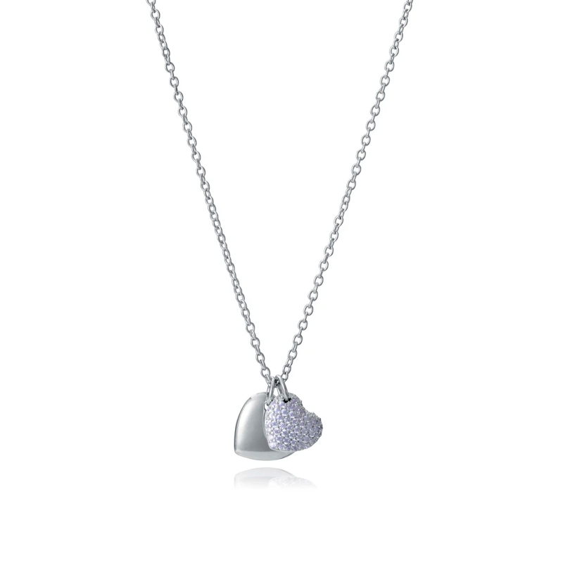 Collar Viceroy plata y corazones 9147C000-30