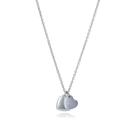 Collar Viceroy plata y corazones 9147C000-30
