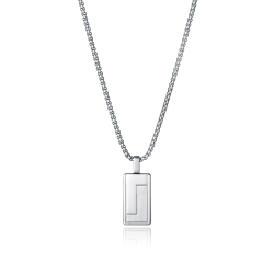 Collar Viceroy acero placa 75382C01000