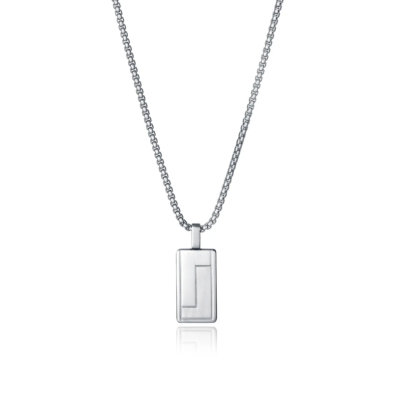 Collar Viceroy acero placa 75382C01000