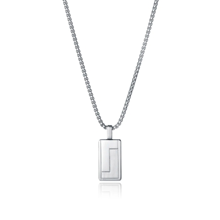 Collar Viceroy acero placa 75382C01000