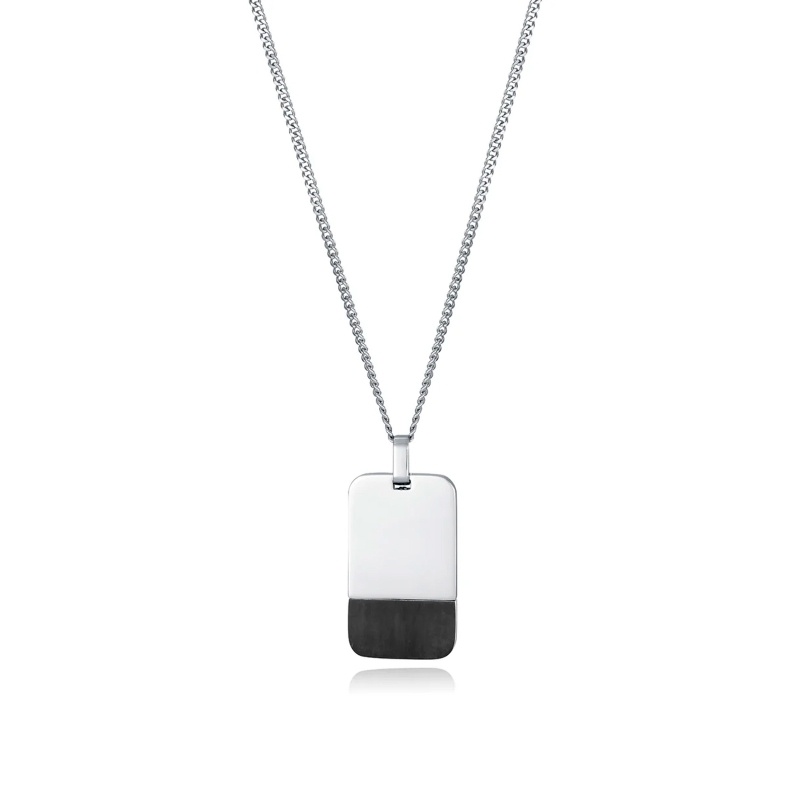 Collar Viceroy acero placa 75350C01000